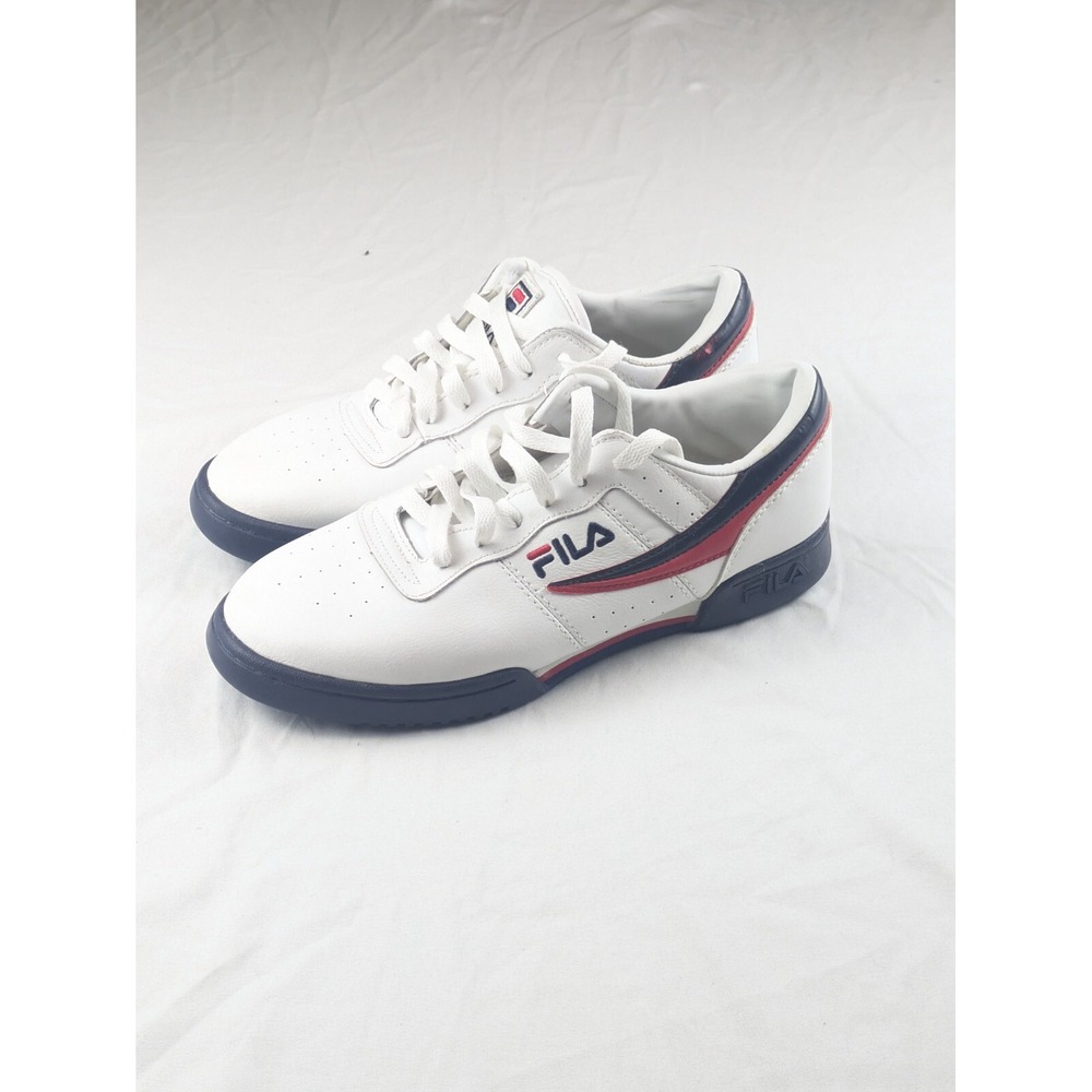 Fila Original Fitness Men's Size 8 White Red Black Sneakers Athletic Shoes Retro